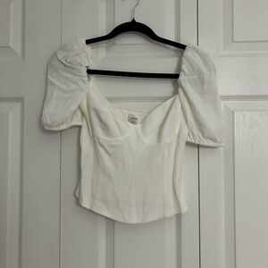 Aritzia Novella Shortsleeve Blouse